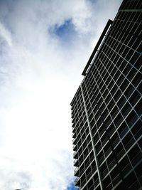 Low angle view of building against sky