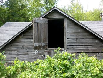 Hut on wooden house