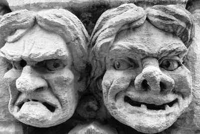 Close-up of sculpture