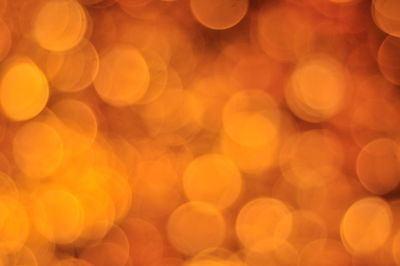 Defocused image of lights