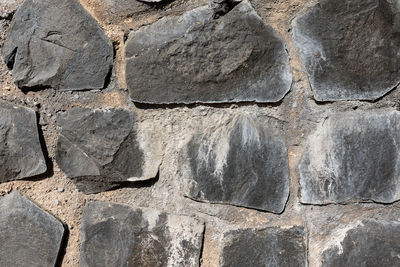 Full frame shot of stone wall