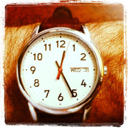 Close-up of clock