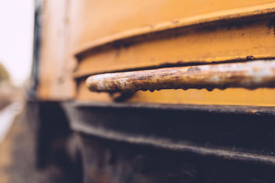 Close-up of rusty metal