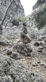 Rock formations on rock formation