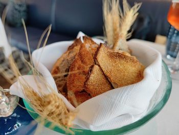 Close-up of food in plate