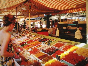 Full frame shot of objects for sale