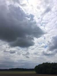 Scenic view of landscape against sky