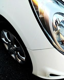 Close-up of car
