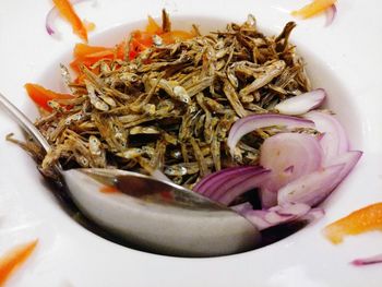 Close-up of food in plate