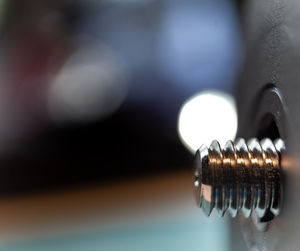 Close-up of illuminated light bulb