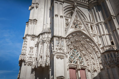 Low angle view of ornate building