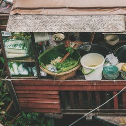 Full frame shot of sweet food on table