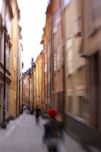 View of city street