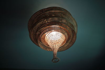 Celing lamp made from wood