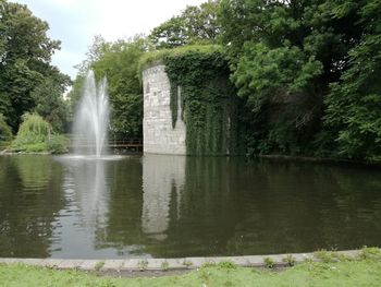 Fountain in park