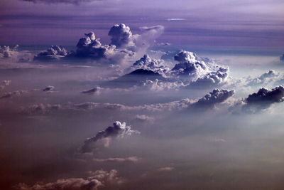 Scenic view of cloudy sky