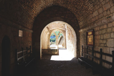 Corridor of building