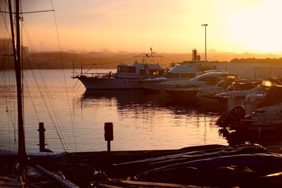 Golden twilight over the bay of santa ponsa