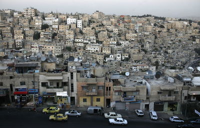 City street with buildings in background