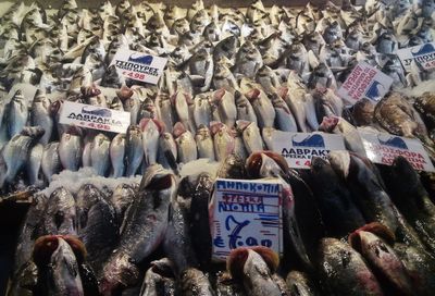 Full frame shot of market stall for sale