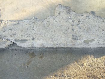 Full frame shot of rocks on shore