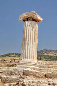 Low angle view of statue