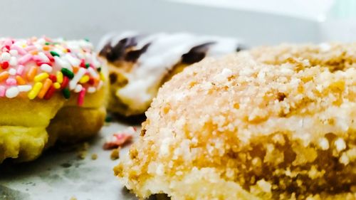 Close-up of cake in plate