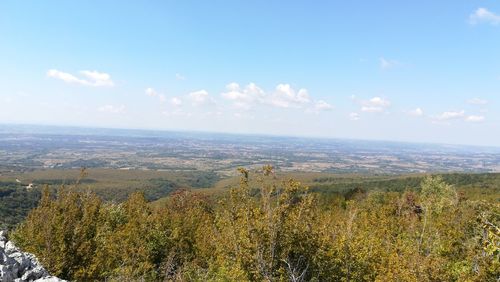 Scenic view of landscape against sky