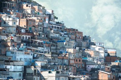 Aerial view of buildings in city