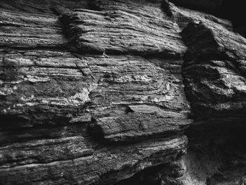 Close-up of rock formation