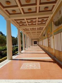 Corridor of building