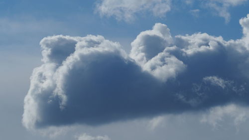 Low angle view of clouds in sky