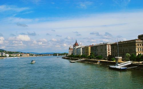 View of city at waterfront