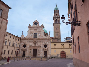 Renaissance and baroque style abbey- san giovanni evangelista in parma in italy.