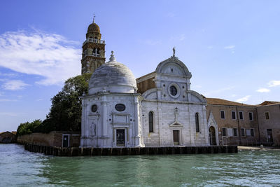 San michele in isola church, located in isola di san michele - the main cemetery of venice