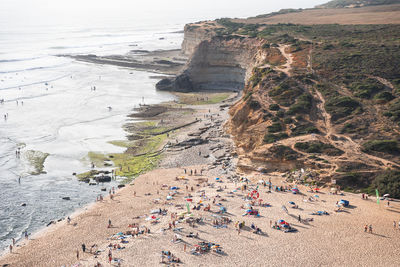 Scenic view of beach