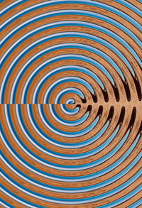 Full frame shot of spiral pattern