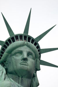 Statue of liberty against clear sky