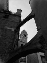 Low angle view of historical building against sky