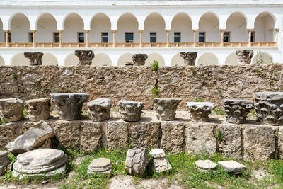 View of old ruin building