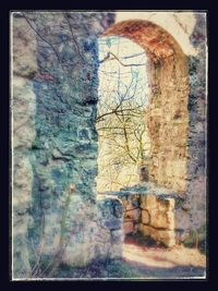 Brick wall with brick wall