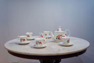 Close-up of cake on table