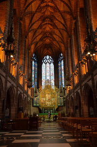 Interior of cathedral