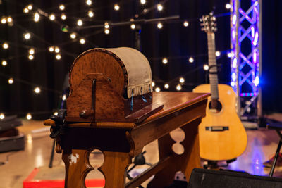 Close-up of guitar