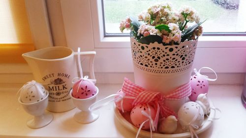 Close-up of food on table