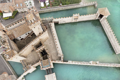 High angle view of cityscape