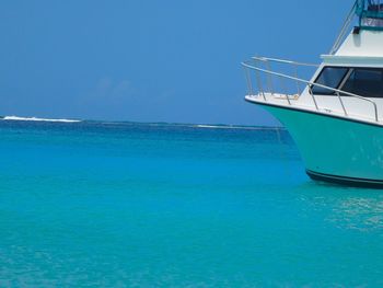 Boats in sea