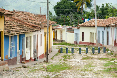 Houses against sky