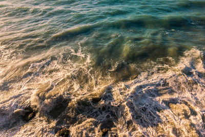 Full frame shot of rippled water
