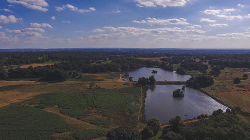 Scenic view of landscape against sky